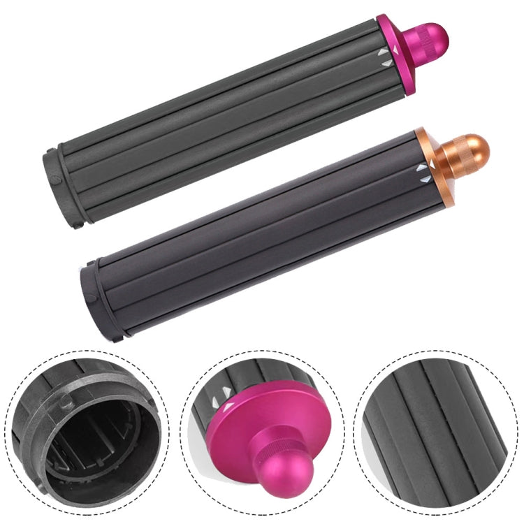 For Dyson Airwrap Hair Dryer i.d. / HS01 / HS05 / HD08 18.6 x 4cm Upgraded Long Curling Barrels Nozzle With Long Adapter Golden - For Dyson Accessories by buy2fix | Online Shopping UK | buy2fix