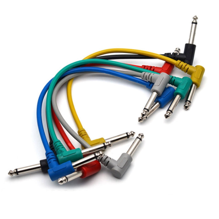 3pcs 40CM Guitar Bass Single Block Effect Device Connection Short Line, Random Color Delivery by buy2fix