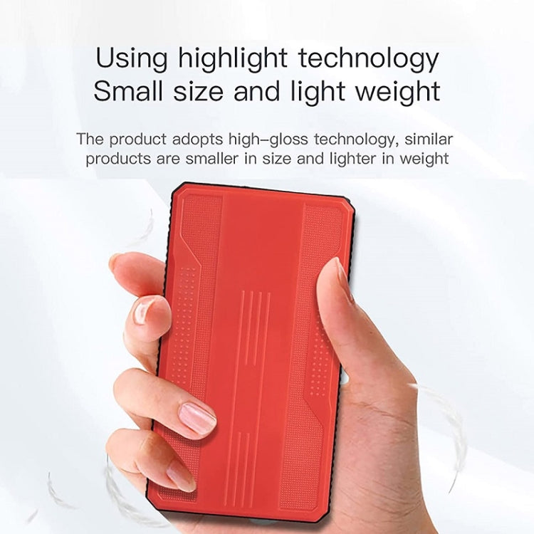 R23 Car Emergency Start Large Capacity Power Bank With LED Light(Red) - Power Bank by buy2fix | Online Shopping UK | buy2fix