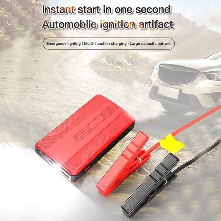 R23 Car Emergency Start Large Capacity Power Bank With LED Light(Red) - Power Bank by buy2fix | Online Shopping UK | buy2fix
