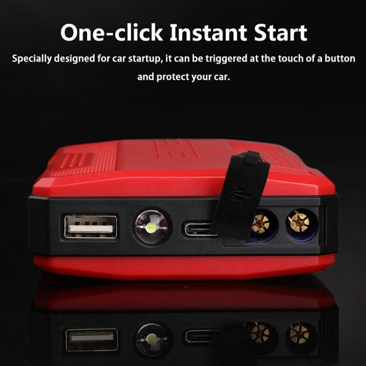 R23 Car Emergency Start Large Capacity Power Bank With LED Light(Red) - Power Bank by buy2fix | Online Shopping UK | buy2fix