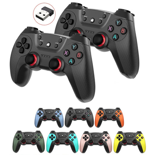 KM-029 2.4G One for Two Doubles Wireless Controller Support PC / Linux / Android / TVbox(Lemon Yellow) by buy2fix
