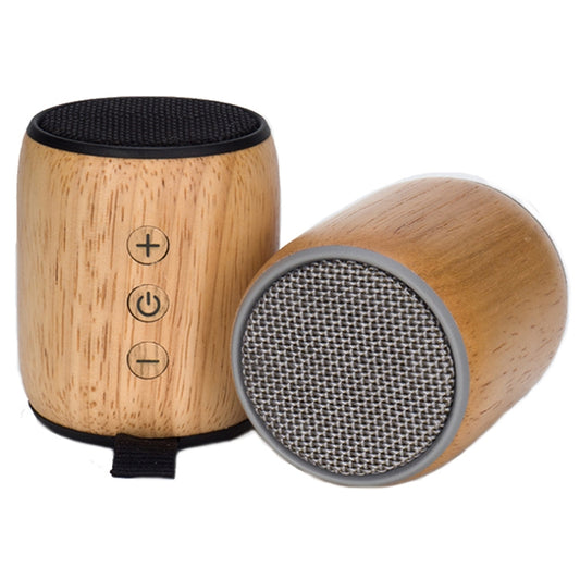 BT811 Mini Wooden Wireless Bluetooth Speaker Support TF Card & 3.5mm AUX(Silver Gray) by buy2fix