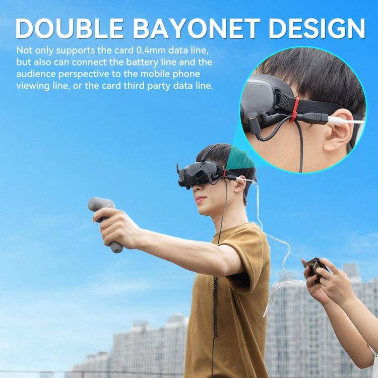 For DJI AVATA Goggles 2 RCSTQ Aluminum Alloy Anti-falling Wire Fixing Parts - Other by RCSTQ | Online Shopping UK | buy2fix