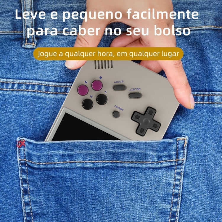 ANBERNIC RG35XX 3.5-inch Retro Handheld Game Console Open Source Game Player 64G+128G 13000+ Games(White) by ANBERNIC