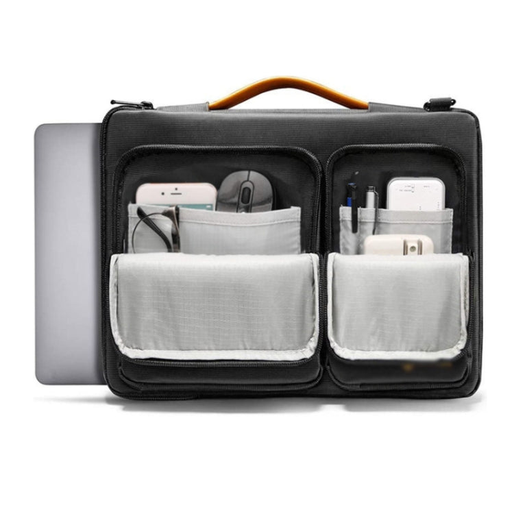 Computer Messenger Shoulder Bag Laptop Sleeve Bag, Size: 13.3-14 inch(Black) by buy2fix