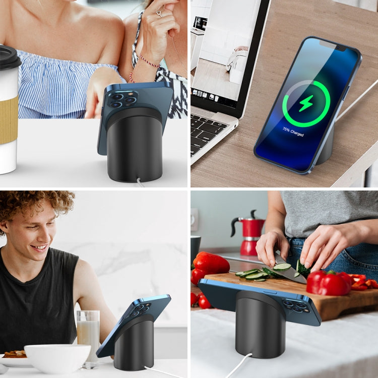 For iPhone12/13/14 Series AhaStyle PT134 Magnetic Charging Stand(Pink) by AhaStyle