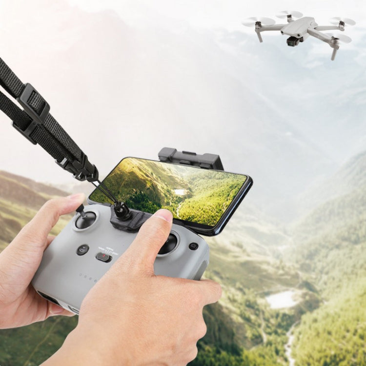 RCSTQ for DJI Mavic Air 2 Remote Adjustable Quick Release Lanyard with Clip Drone Remote Control Accessories(Black) by RCSTQ