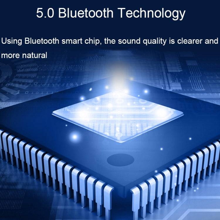 BT809S Desktop Long Gaming Bluetooth Speaker Computer USB Plug-in Intelligent Ambient Light Audio(Black) - Desktop Speaker by buy2fix | Online Shopping UK | buy2fix