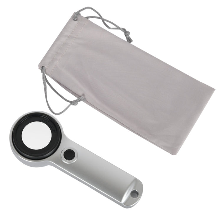 30X Handheld Rechargeable Jewelry Appraisal Magnifier LED Currency Detector Light by buy2fix