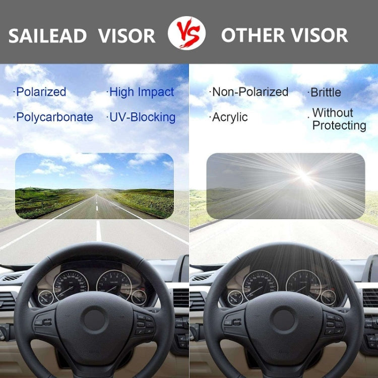 360 Degree Adjustable Car Driver Sun Visor, Color: Ordinary Board - Interior Mirrors by buy2fix | Online Shopping UK | buy2fix