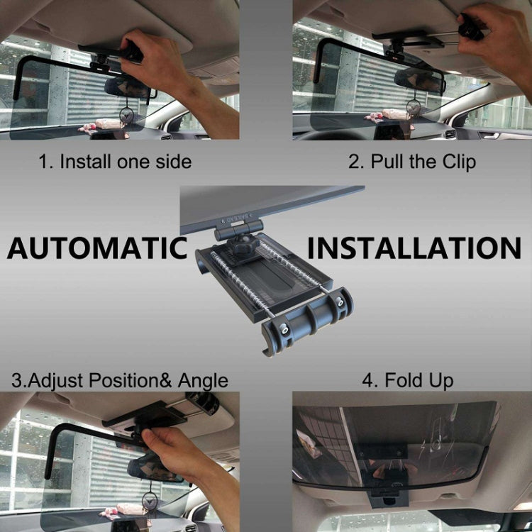 360 Degree Adjustable Car Driver Sun Visor, Color: Ordinary Board - Interior Mirrors by buy2fix | Online Shopping UK | buy2fix