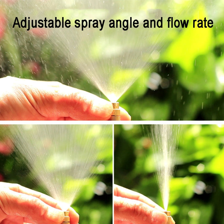15m Kit Brass Misting Nozzles Bend Arbitrarily Atomized Sprayer Garden Irrigation - Watering & Irrigation by buy2fix | Online Shopping UK | buy2fix