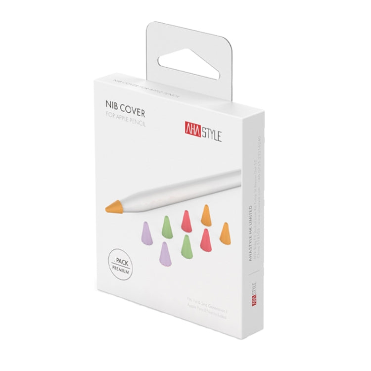 For Apple Pencil 1 / 2 AhaStyle PT107 40pcs Silicone Tip Protective Case(Mixed Style) by AhaStyle