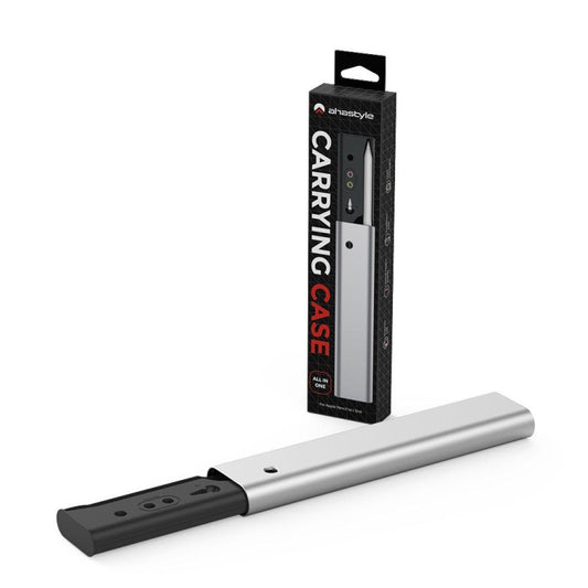 For Apple Pencil 1 / 2 AhaStyle PT145 Aluminum Storage Pen Case(Dark Gray) by AhaStyle
