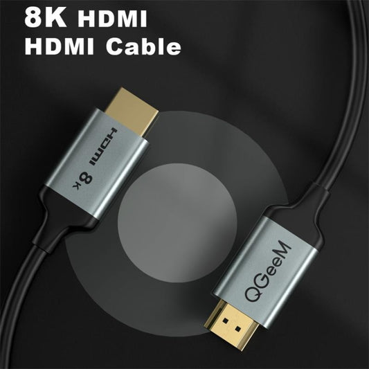 QGeeM QG-AV17 HDMI To HDMI Connection Cable Support 8K&60Hz 1m Length by QGeeM