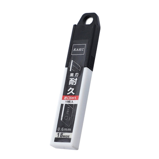 KAKC-18 Black Blade Cutter Blade 18mm Wall Cutter Blade, Specification: 10pcs /Box - Gadgets by buy2fix | Online Shopping UK | buy2fix