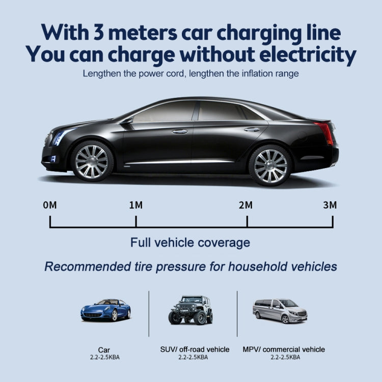 SUITU ST-9624B Wireless+USB 150psi Air Pump Intelligent Digital Display Car Bicycle Ball Electric Pump Cylinder - Inflatable Pump by SUITU | Online Shopping UK | buy2fix