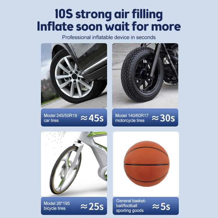 SUITU ST-9624B Wireless+USB 150psi Air Pump Intelligent Digital Display Car Bicycle Ball Electric Pump Cylinder - Inflatable Pump by SUITU | Online Shopping UK | buy2fix