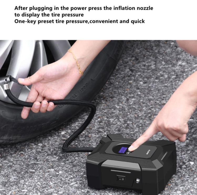 SUITU ST-818 DC 12V Wired Car Air Pump Tire Inflator With LED Lighting Digital Display Model - Inflatable Pump by SUITU | Online Shopping UK | buy2fix