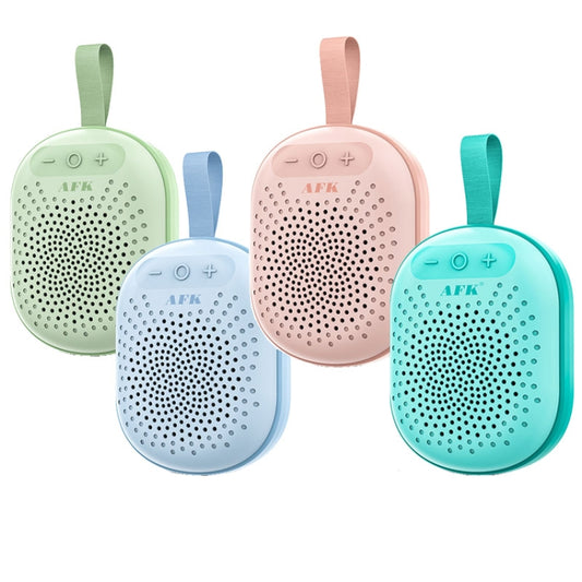 AFK BT-513 TWS Mini Portable RGB Light Bluetooth Speaker 3D Sound Effect Waterproof Bluetooth Audio(Green) by AFK