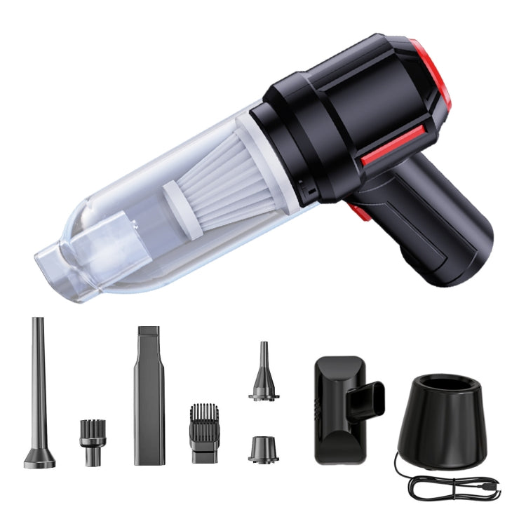 SUITU ST-6629 3 In 1 5500pa Car Wireless Vacuum Cleaner Blowing Suction And Pumping 3 Modes Black -Seat Charge - Vacuum Cleaner by SUITU | Online Shopping UK | buy2fix