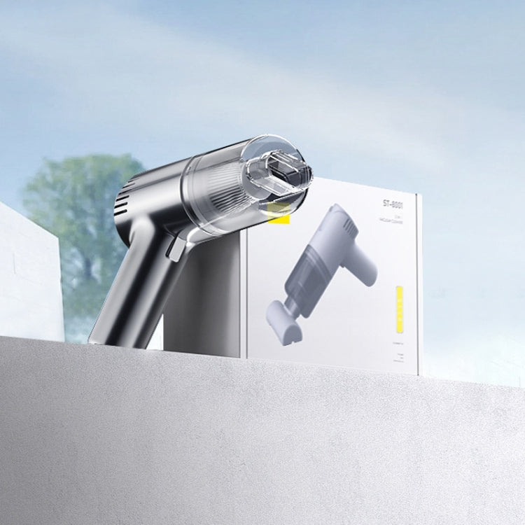 ST-8001CG 7.4V 4000mah White 50W Wireless Handheld Large Suction Car Vacuum Cleaner - Vacuum Cleaner by SUITU | Online Shopping UK | buy2fix