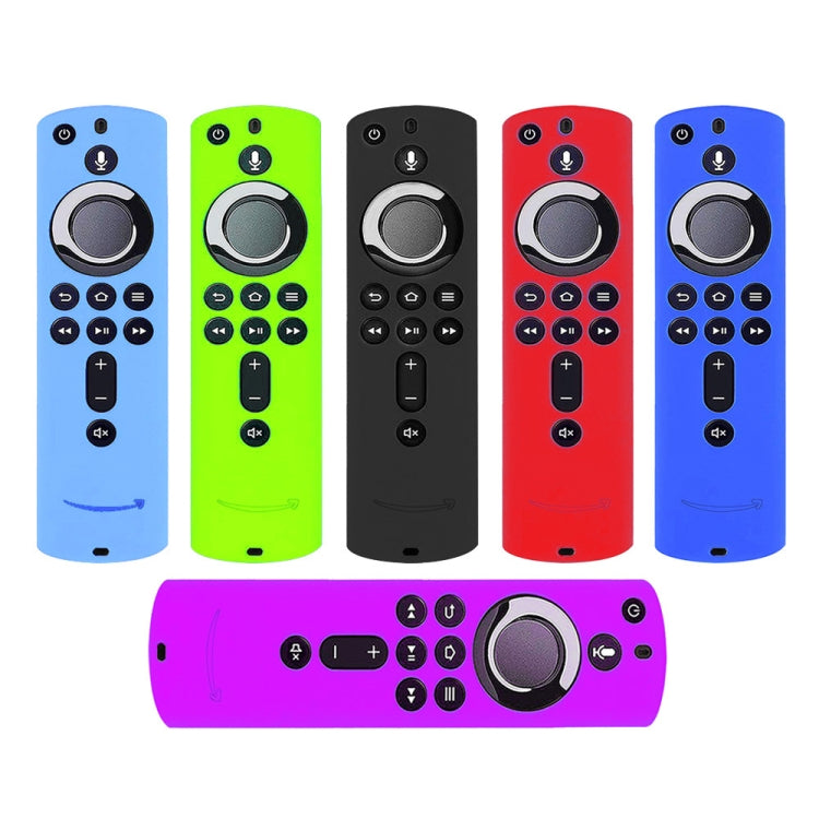For Amazon Fire TV Stick 4K 2nd Remote Control Anti-Fall Silicone Protective Case(Blue) - Remote Control Covers by buy2fix | Online Shopping UK | buy2fix