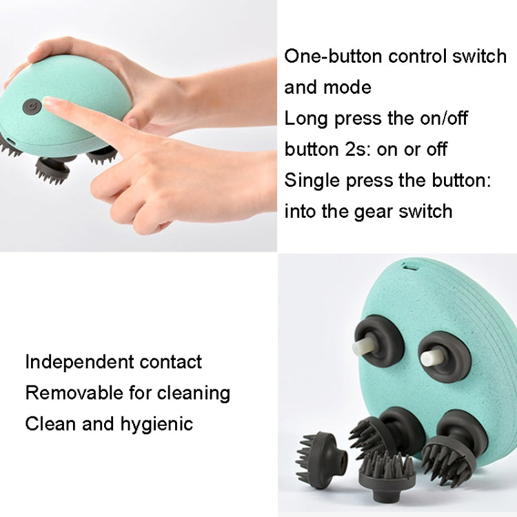 Mini Electric Head Massage(Blue) - Massage & Relaxation by buy2fix | Online Shopping UK | buy2fix