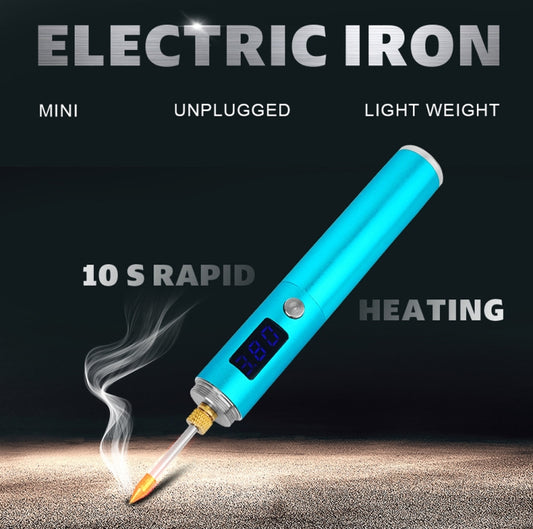 BS45 17-25W Wireless Soldering Iron with Adjustable Temperature LED Digital Display, Spec: B+C+K Tips by buy2fix