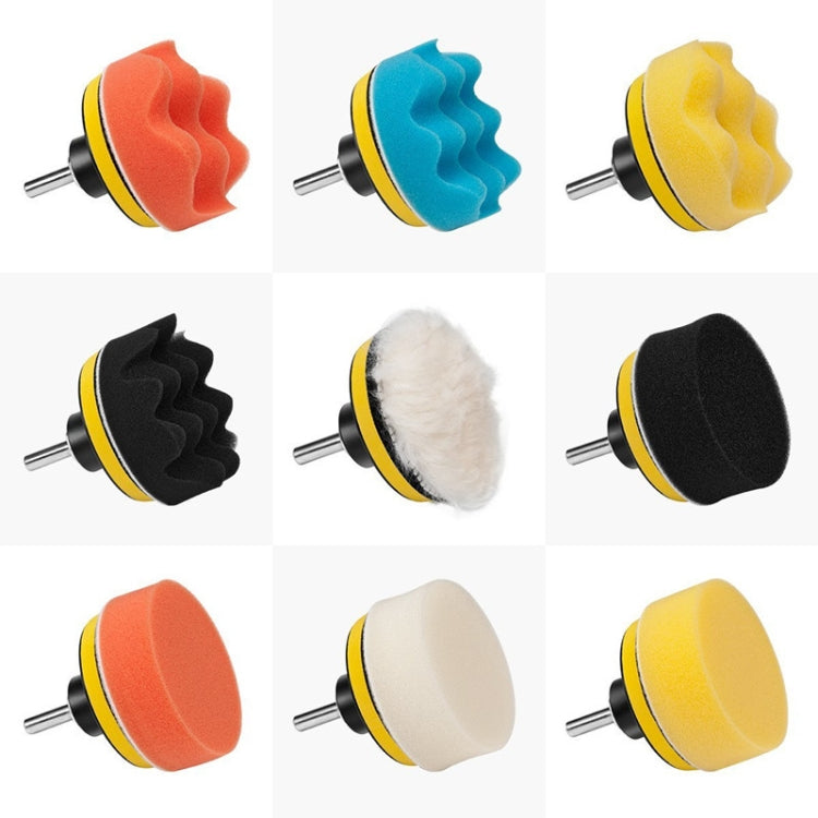 25 In 1 3 Inch Polishing Waxing Pad Sponge Buffing Kit - Polishing Machine & Accessories by buy2fix | Online Shopping UK | buy2fix