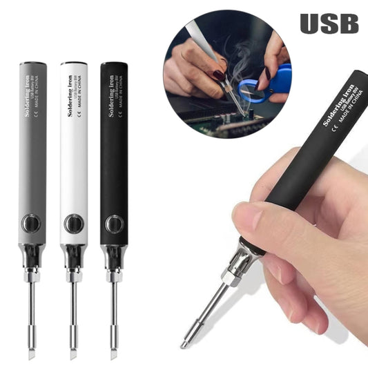 8W USB 5V Cordless Soldering Iron Low Voltage Soldering Pen(White) by buy2fix