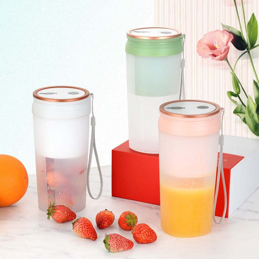 LGZ-1 500ml 50W 4 Blades Electric Portable Juicer Rechargeable Juice Extractor(White) by buy2fix