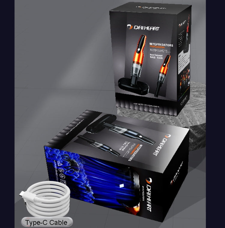 4 In 1 12000pa Wireless Mini Handheld Car Vacuum Cleaner Mite Remover(Navy Blue) - Vacuum Cleaner by buy2fix | Online Shopping UK | buy2fix