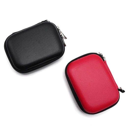 GH1803 EVA Data Cable U Disk Key Coin Wallet Mini Earphone Storage Box(Black) by buy2fix