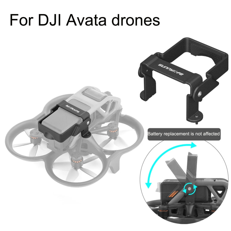 Sunnylife AT-DC503 For DJI Avata Battery Anti-Release Buckle Anti-Loose Falling Folding Buckle(Black) - Other by Sunnylife | Online Shopping UK | buy2fix