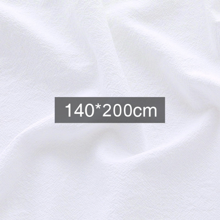 140 x 200cm Encrypted Texture Cotton Photography Background Cloth(White) - Solid Color by buy2fix | Online Shopping UK | buy2fix