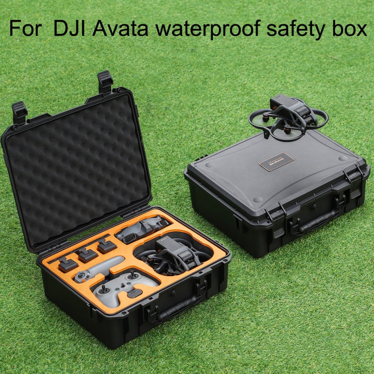 Sunnylife AQX-9 For DJI Avata Flying Glasses Waterproof Large Capacity Protective Carrying Case(Black) - Cases & Bags by Sunnylife | Online Shopping UK | buy2fix
