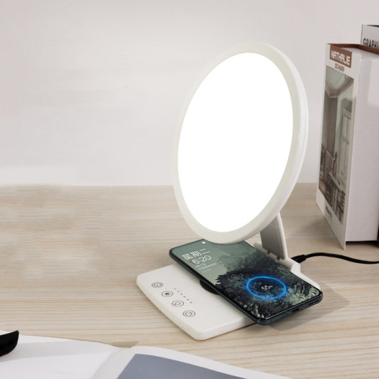 Wireless Charger SAD Therapy Light Intelligent Timing Emotional Physiotherapy Light(UK Plug) by buy2fix