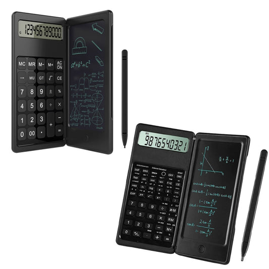 Function Model 6 inch Learning Business Office Portable Foldable LCD Writing Board Calculator by buy2fix