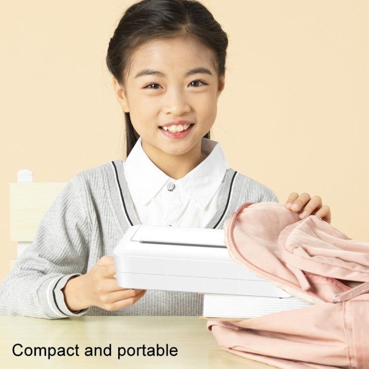 Bluetooth Connection Inkless A4 Printer Portable Mini Student Office Home Photo Printer, Model: X8 - Photo Printers by Huawei | Online Shopping UK | buy2fix