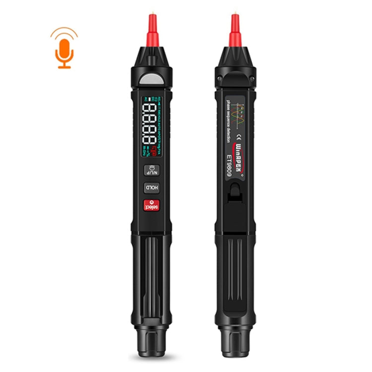 WinAPEX ET8909 Digital Multimeter Voltage Test Pen Capacitance Meter Diode NVC Tester - Digital Multimeter by WinAPEX | Online Shopping UK | buy2fix