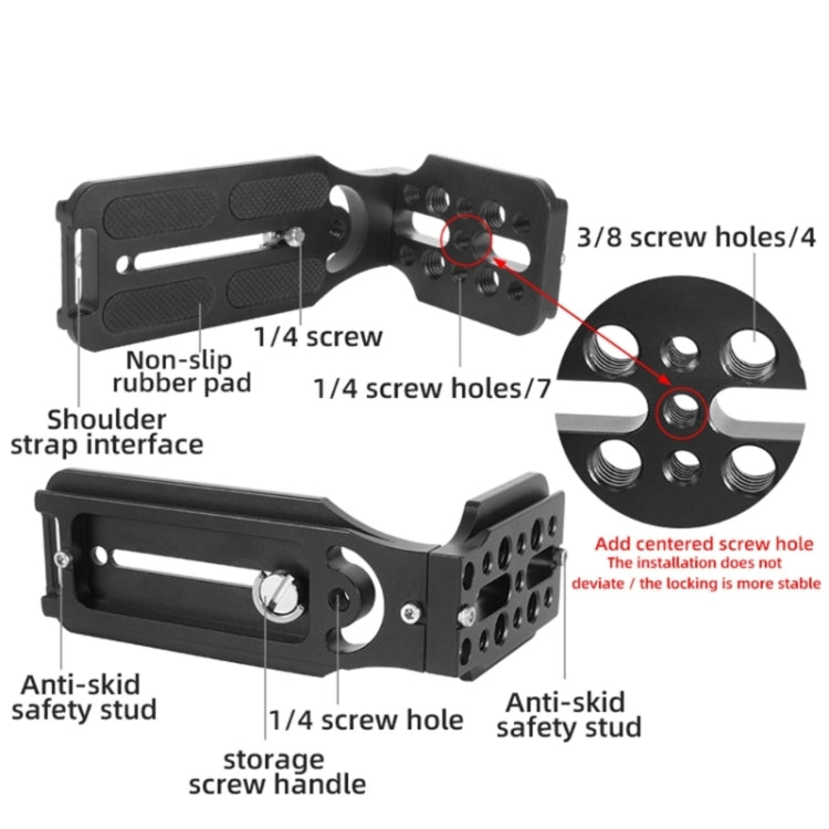 BEXIN L130-50C Camera Quick Release Plate L-shaped Vertical Board - L-Bracket by BEXIN | Online Shopping UK | buy2fix