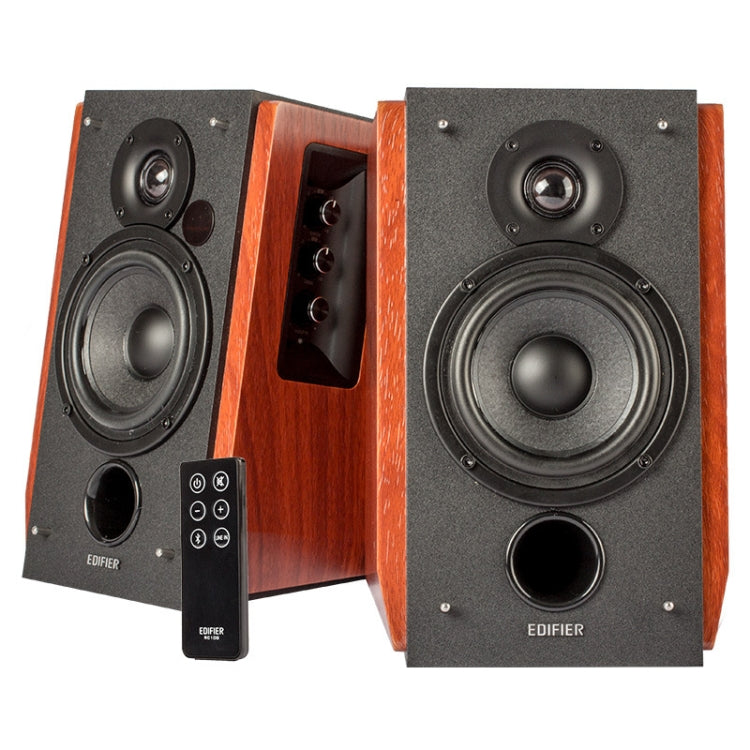 Edifier R1700BT Wireless Bluetooth HIFI Computer Speaker Subwoofer 2.0(Wood Grain) - by Edifier | Online Shopping UK | buy2fix