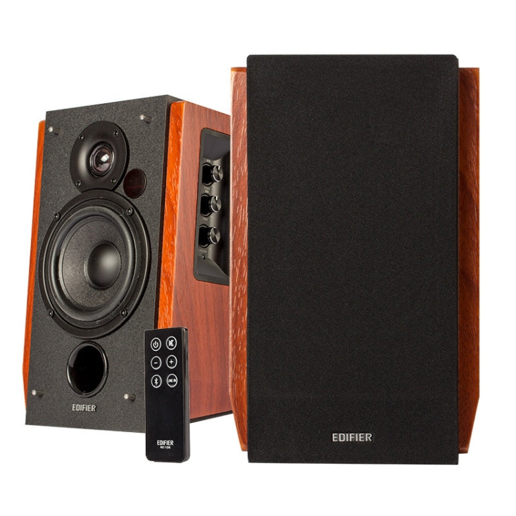 Edifier R1700BT Wireless Bluetooth HIFI Computer Speaker Subwoofer 2.0(Wood Grain) - by Edifier | Online Shopping UK | buy2fix