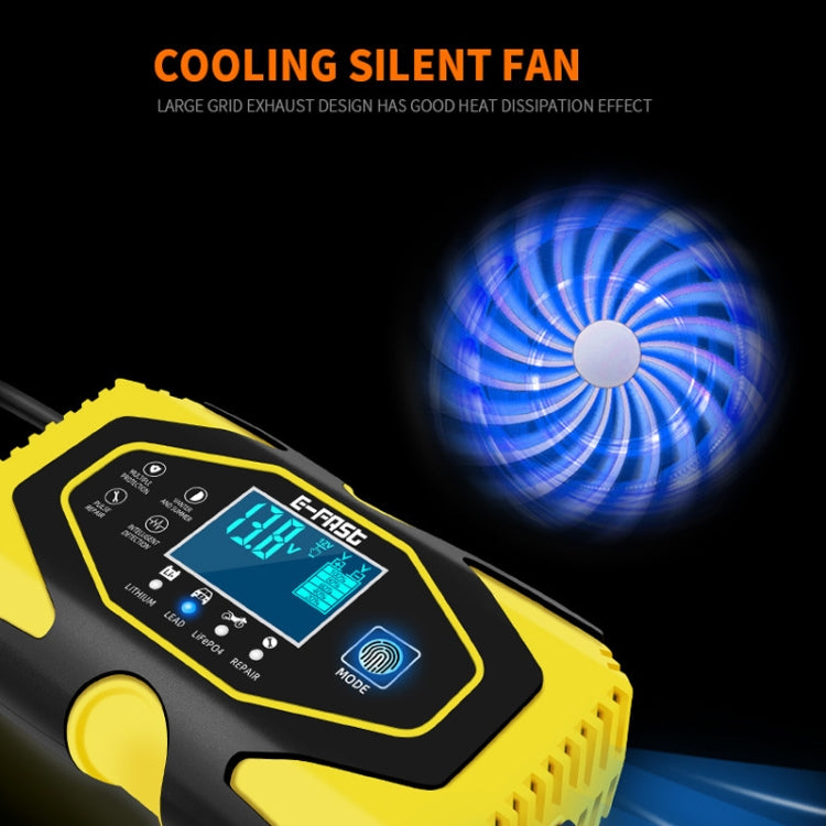 E-FAST Car Battery Charging LED Current Voltage Power Display Charger(JPN Plug) by E-FAST