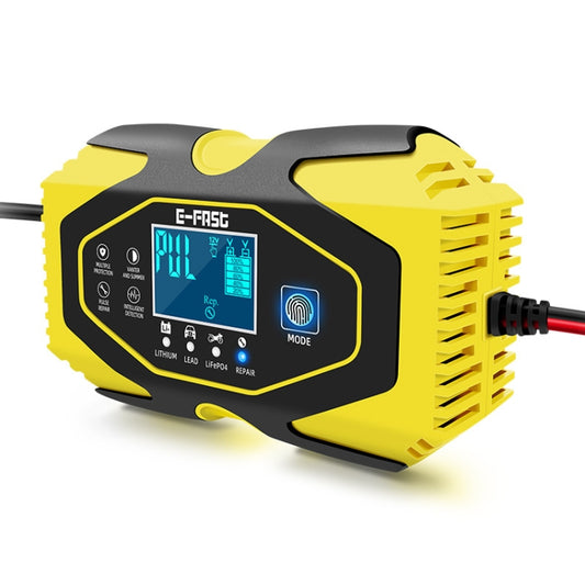 E-FAST Car Battery Charging LED Current Voltage Power Display Charger(EU Plug) by E-FAST