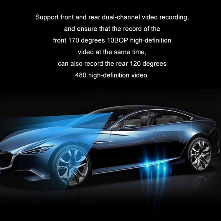 3 Lens Video HD 1080P Multi-Language Driving Recorder - Car DVRs by buy2fix | Online Shopping UK | buy2fix