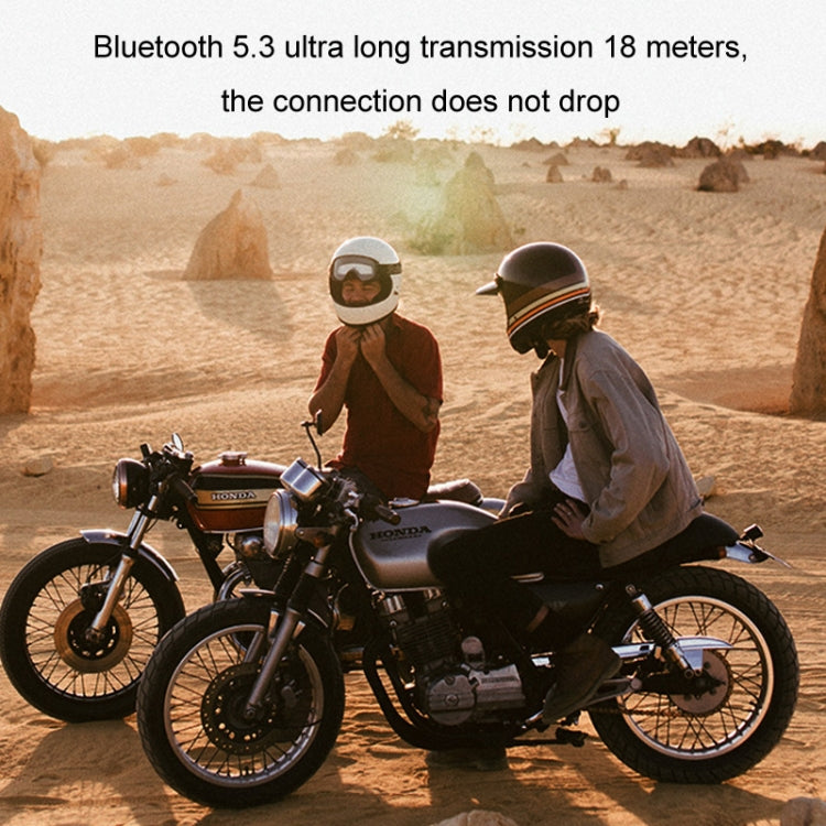 KUQIBAO Motorcycle Helmet Built-in Waterproof Bluetooth-compatible Earphone(Hard Microphone) - Motorcycle Walkie Talkie by KUQIBAO | Online Shopping UK | buy2fix