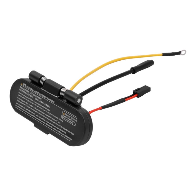 For Ninebot Max G30 Electric Scooter Charging Port Assembly(Black) - Accessories & Parts by buy2fix | Online Shopping UK | buy2fix